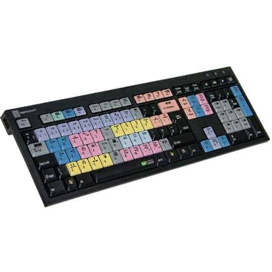 Logickeyboard EDIUS Black Keyboard - PC